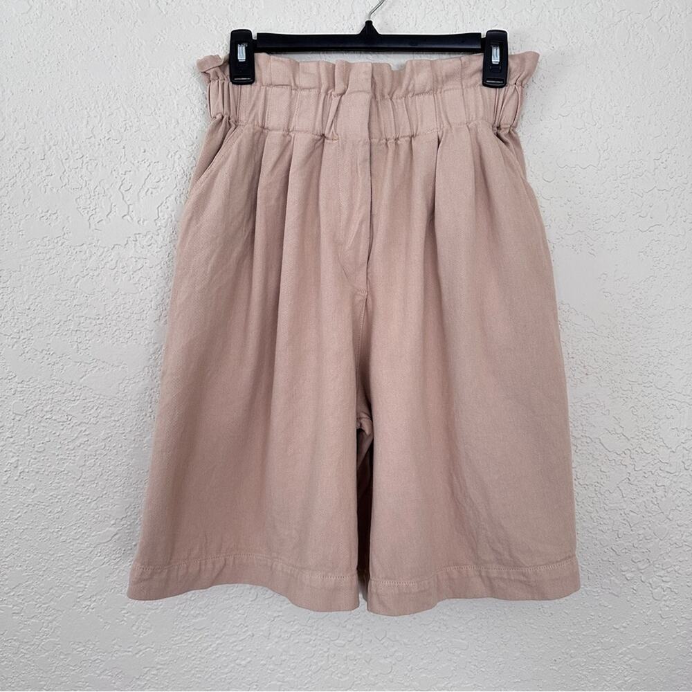 Women's Tan High-Waisted Shorts
